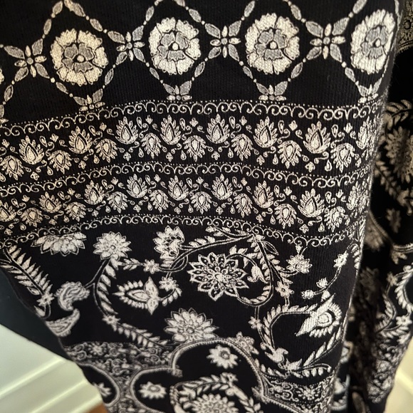 Free People Floral Boho Flared Knit Jacket - Picture 8 of 16